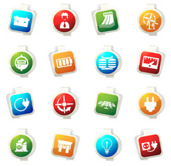Electricity icon collection