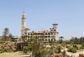 Montaza Palace in Alexandria, Egypt.