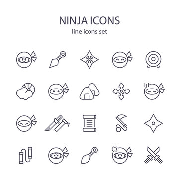 Ninja icons.