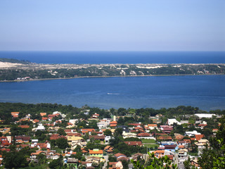 Obraz premium Aerial view of Florianopolis - Brazil