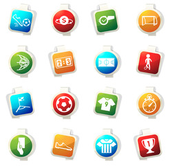 Soccer icon set