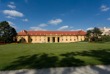 Fototapeta na wymiar Lednice Castle in South Moravia in the Czech Republic