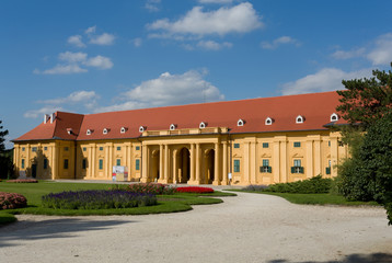 Lednice Castle in South Moravia in the Czech Republic