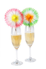 Two glasses of cocktail