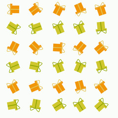 Pattern with gift, best for background, wrap paper and other decorative elements