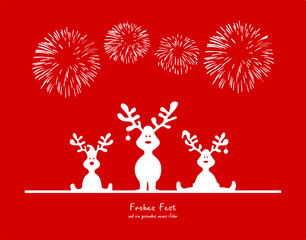 Elche Weihnachten Silvester