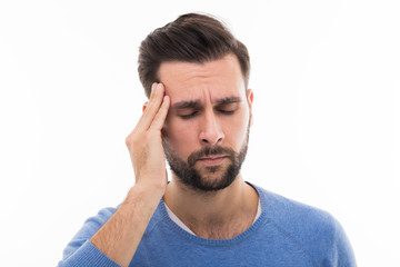 Fototapeta premium Man with headache
