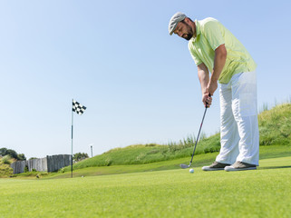 Obraz premium Golf player at club
