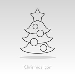 Christmas tree icon