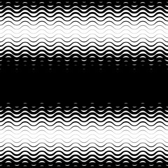 Background with gradient of black and white wave lines