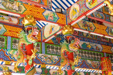 Beautiful dragon statue.