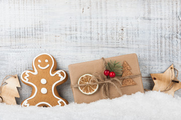 Christmas and New Year background