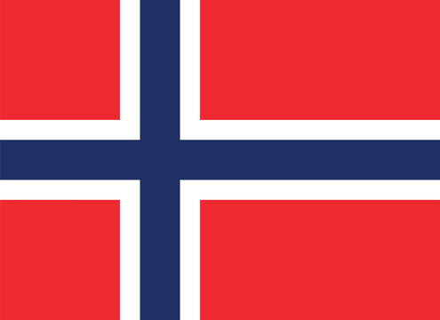 Vector of Norwegian flag.