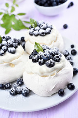 Delicious meringue cake