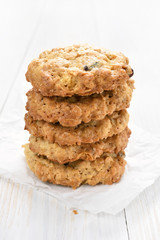 Healthy cookies from oats,