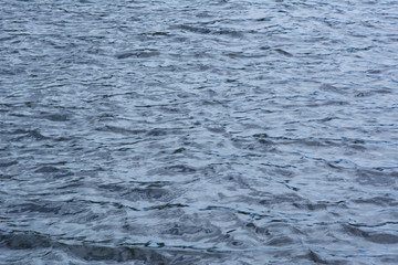 blue water in morning