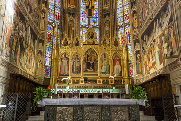 Obraz premium Basilica of Santa Croce, Florence, Italy