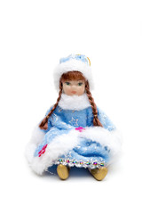 doll on the white background