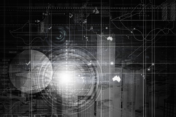 Business digital background