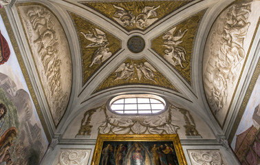 Fototapeta na wymiar Santissima Annuziata church, Florence, Italy