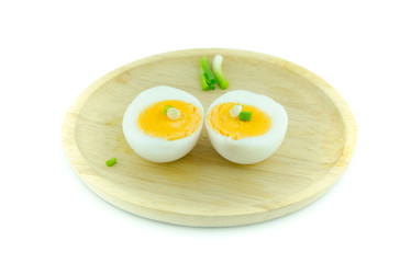 Boiled egg sliced
