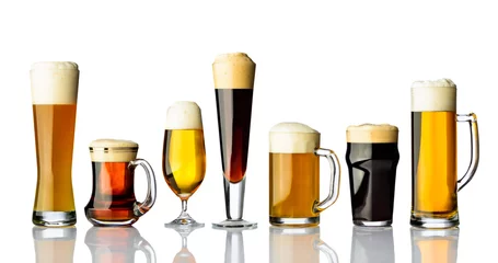 Sierkussen Different types of beer © xfotostudio