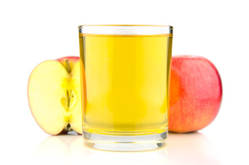 apple juice isolated