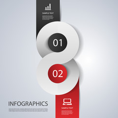 Infographics Cover Template - Circle Designs with Icons