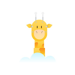Robot animal giraffe icon