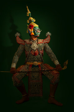 Ravana dance acting Thai style  