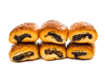 pastries filled with poppy and raisins