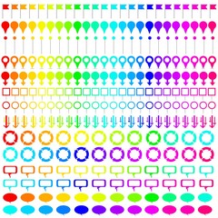 264 Different Marker Collection