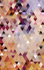 Concept Pixelated triangle abstract Computer Graphic
