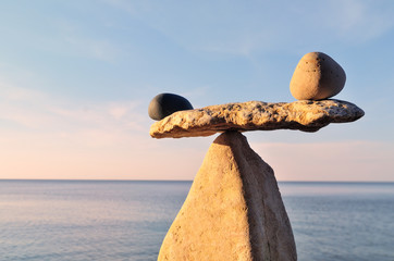 Pebbles in balance