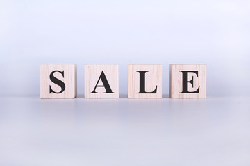 Sale Word cubes photo