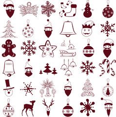 Happy New Year. Holiday pattern