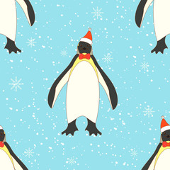 Christmas seamless pattern.