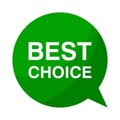 Green Speech Bubble best choice