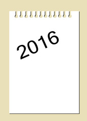 Blank Notebook 2016