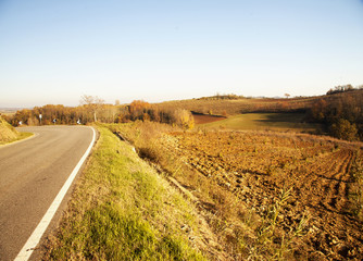 Landscape of hills