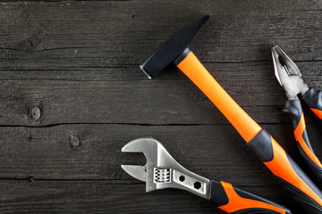 Tools on wood