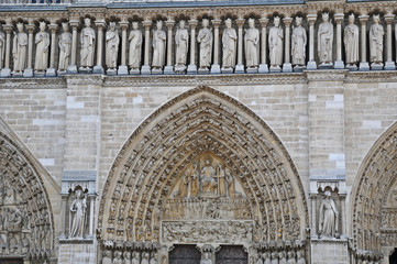 Parigi, la cattedrale di Notre Dame
