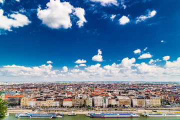 The Danube River runs through Budapest