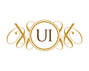 UI Luxury Ornament Initial Logo