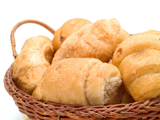 Croissants in Basket
