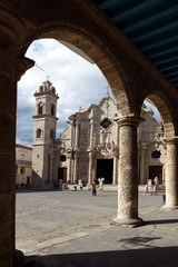 Fototapeta premium Cuba, Havana - Cathedral of The Virgin Mary of the Immaculate Conception