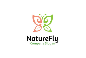Nature Fly Design Illustration