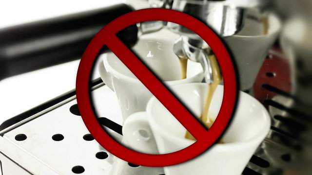 No coffee machine allowed