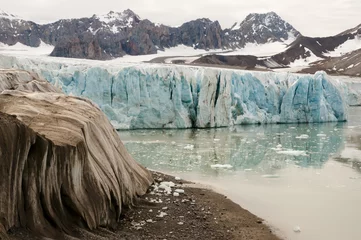 Papier Peint photo Glaciers July 14 Glacier - Spitsbergen - Svalbard