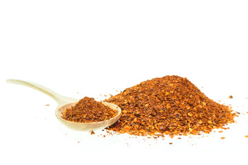 Thai cayenne pepper isolated on white